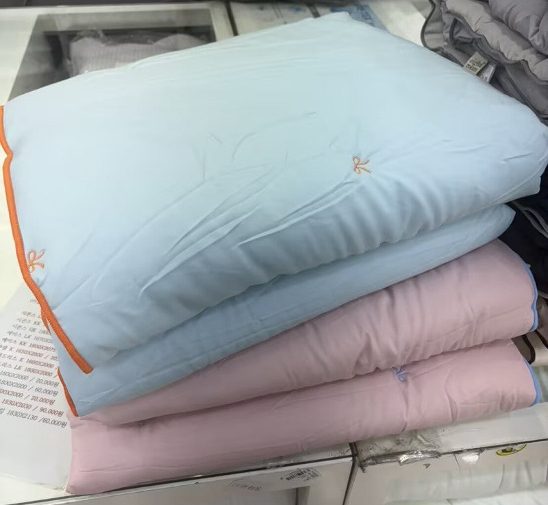9/4收單 【WE ARE】韓國製刺繡蝴蝶結雙面四季被double-sidedbow