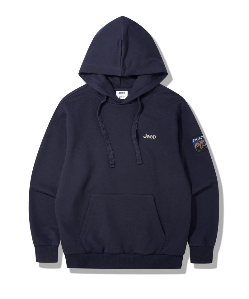 男女同款【WE ARE】韓國JEEP連帽大學T衛衣JQ4THU035
