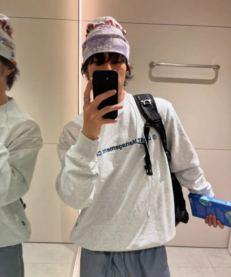 【WE ARE】韓國LMC 刺繡logo大學T 0LM46CSW111