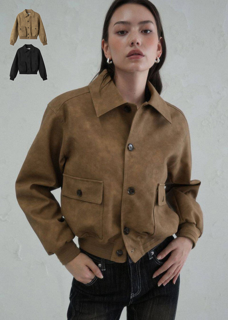 大茜選品【WE ARE】韓國Avandress 麂皮夾克