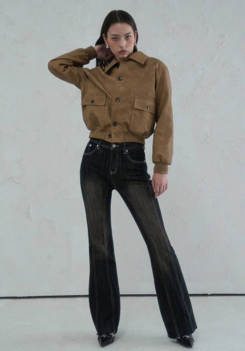 大茜選品【WE ARE】韓國Avandress 麂皮夾克