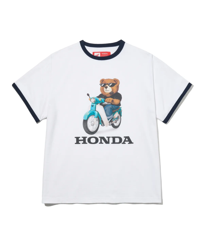 【WE ARE】韓國HONDA 機車小熊短袖T恤 HFM1SS334S