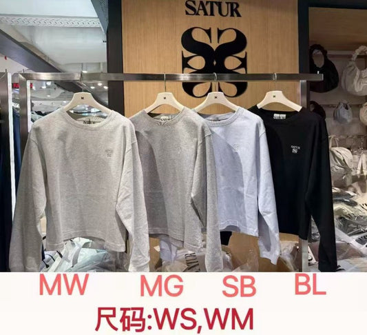 Women's [WE ARE] Korean Satur Small Standard University T SA251WTM07