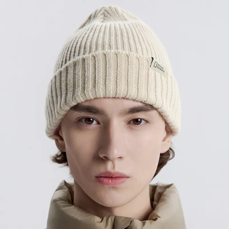 【WE ARE】韓國國家地理logo針織毛帽N253AHA080