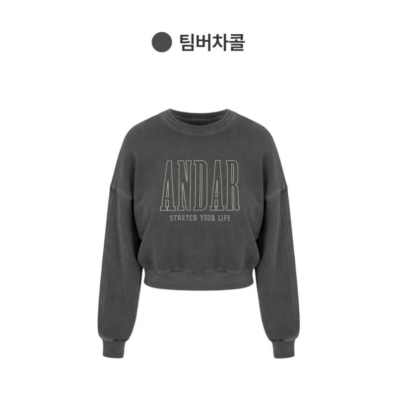 【WE ARE】韓國Andar短版大學T衛衣ANADR11943