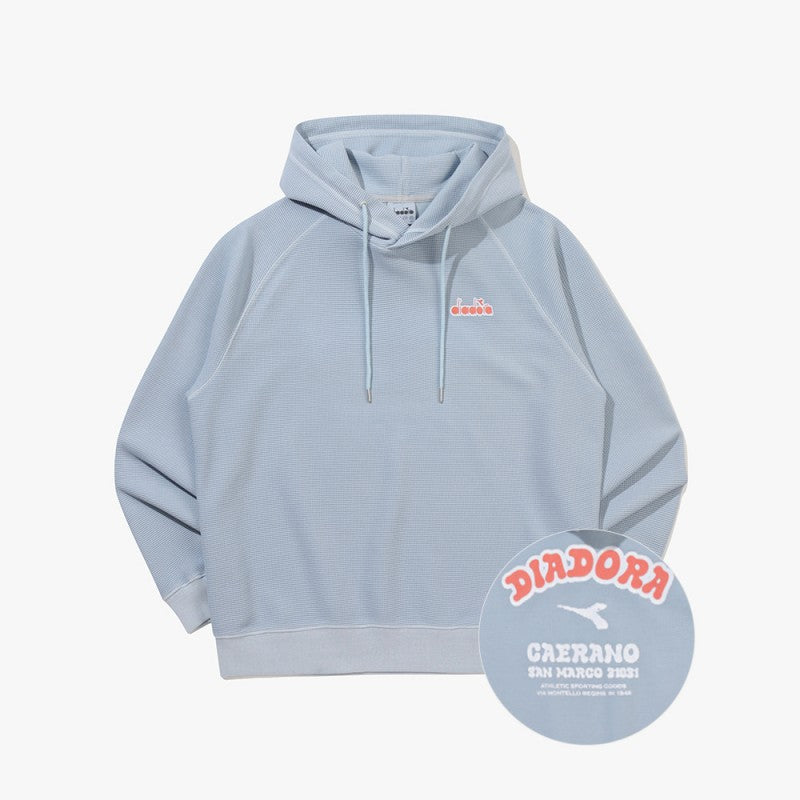【WE ARE】韓國Diadora休閒連帽大學T衛衣D6123LHD23