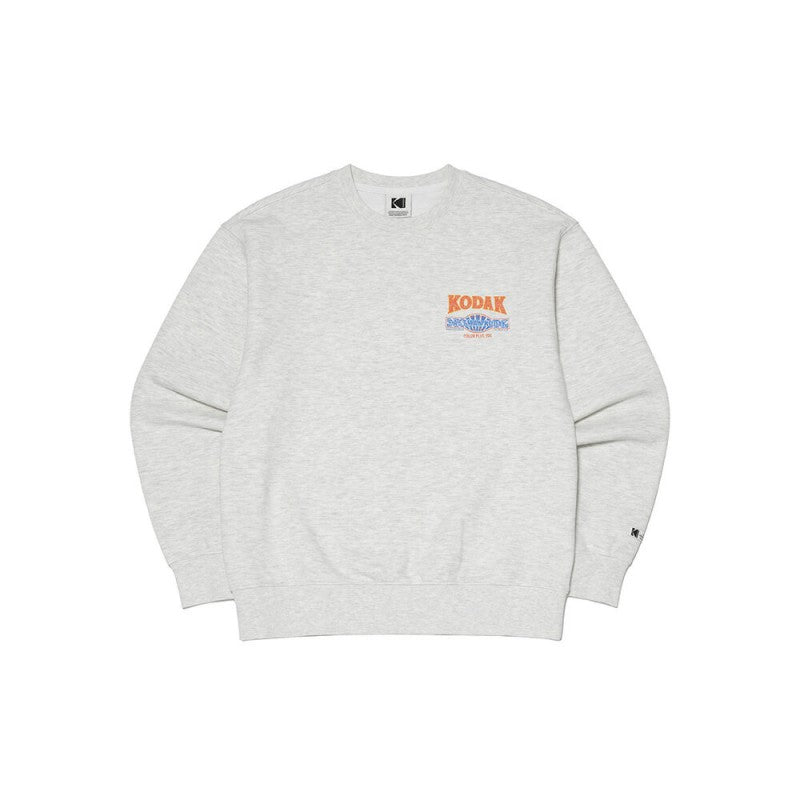 中性款【WE ARE】韓國KODAK柯達布標刷舊大學T K6123LFSO1