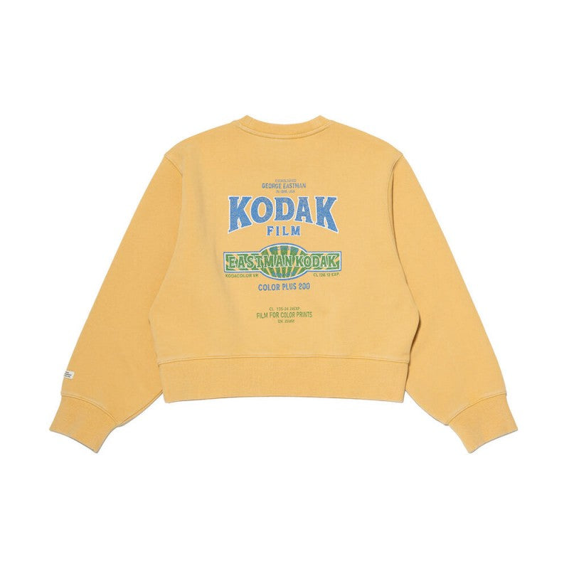 女款【WE ARE】韓國KODAK柯達 短版布標刷舊大學T K6122LFSO1