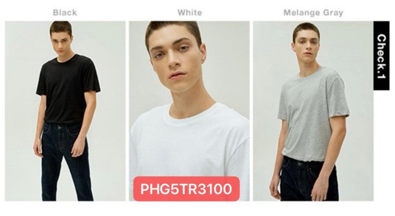 【WE ARE】韓國POLHAM休閒打底短袖T恤（4件套）PHG5TR3100