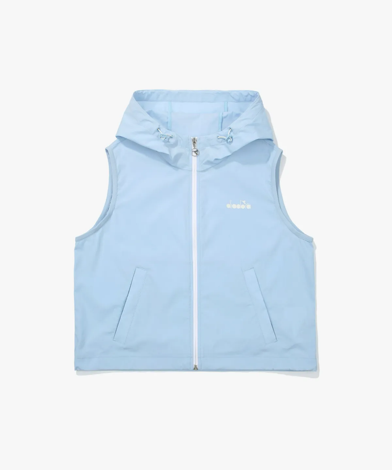 女款【WE ARE】韓國Diadora COOLWAVE涼感連帽背心 D5122LVT22