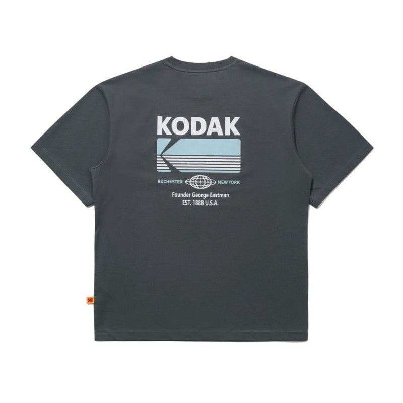 【WE ARE】韓國KODAK柯達 經典背面膠印logo短袖T恤K6223LRS54