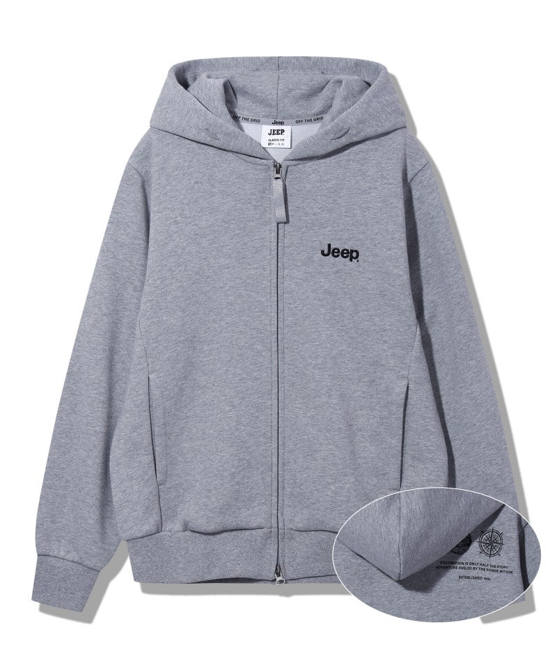 男女同款【WE ARE】韓國JEEP連帽拉鏈外套JQ3TZU001