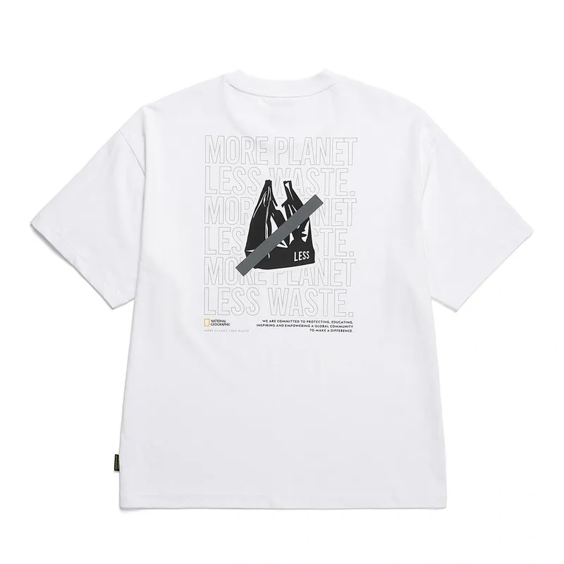 Same style for men and women [WE ARE] Korean NG National Geographic purchasing casual short-sleeved T-shirt N242UTS230