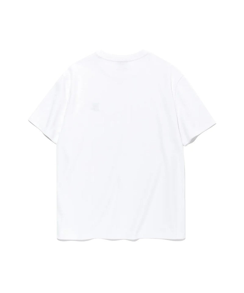 版型寬鬆【WE ARE】韓國WAL WOOALONG 落肩經典小標短袖T恤 WL252JST02U