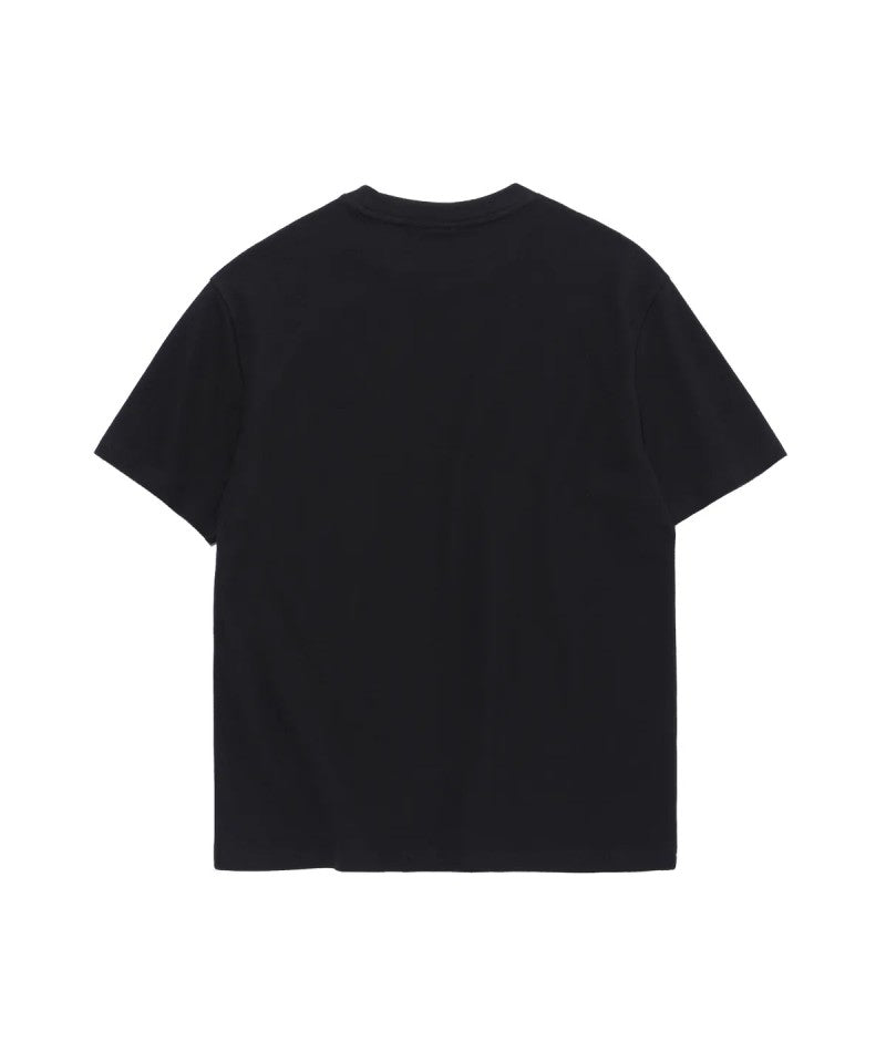 版型寬鬆【WE ARE】韓國WAL WOOALONG 落肩經典小標短袖T恤 WL252JST02U