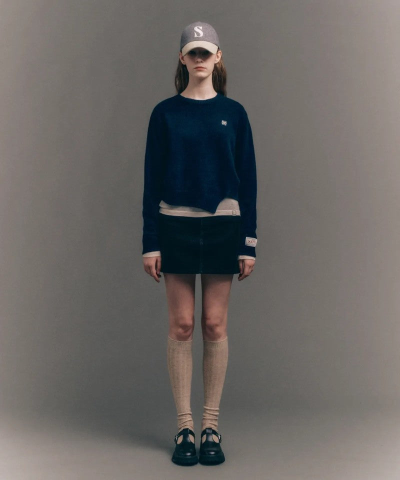 女款【WE ARE】韓國Satur休閒不規則針織毛衣SA243WKT38