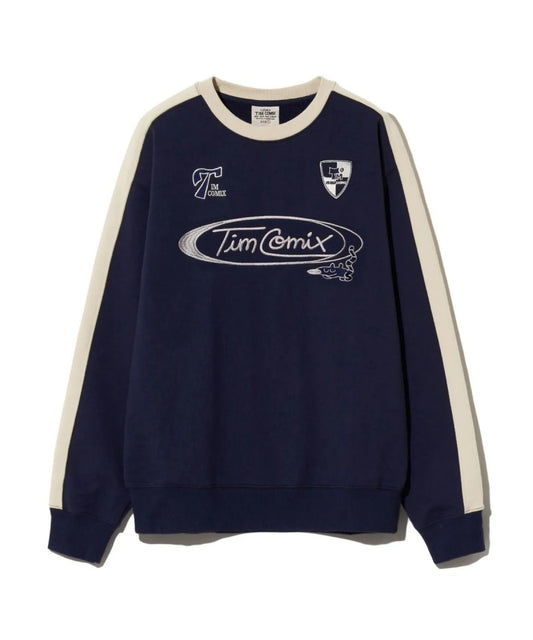 限時折扣【WE ARE】韓國TIMCOMIX圓領大學T衛衣TEF1CR306S