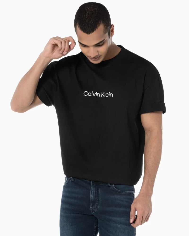 免稅版 劉以豪同款【WE ARE】韓國Calvin Klein 男款膠印短袖T恤 40HM228
