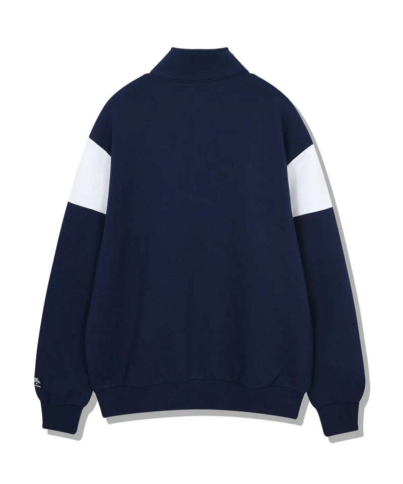 【WE ARE】韓國JEEP半拉鏈翻領大學T衛衣JP5TSU837