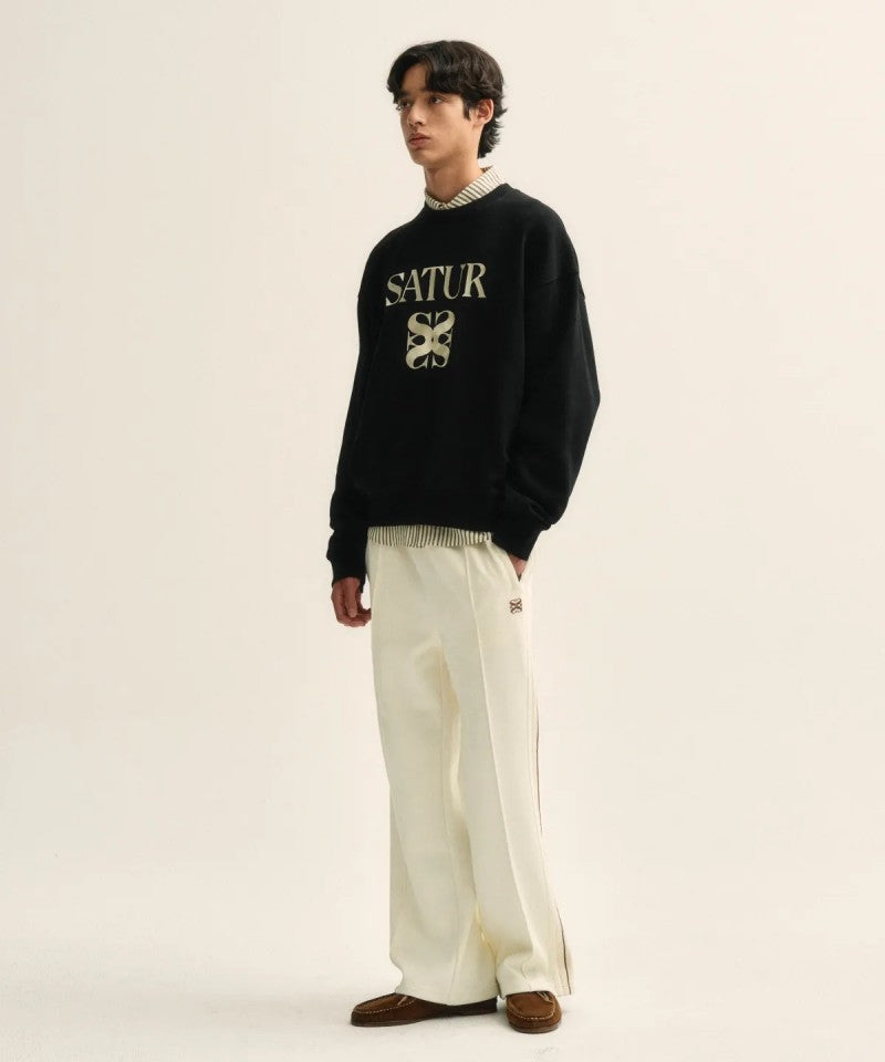 【WE ARE】韓國Satur圓領大學T衛衣SA253UTM05