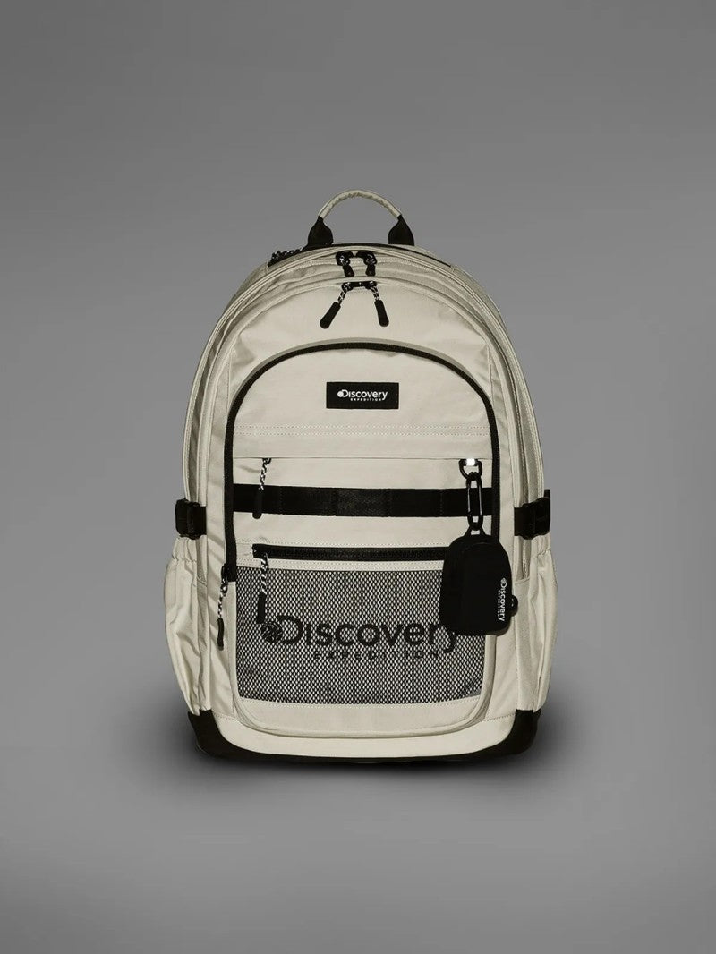 【WE ARE】Korea purchasing Discovery mesh backpack with small charm bag DXBK0024N