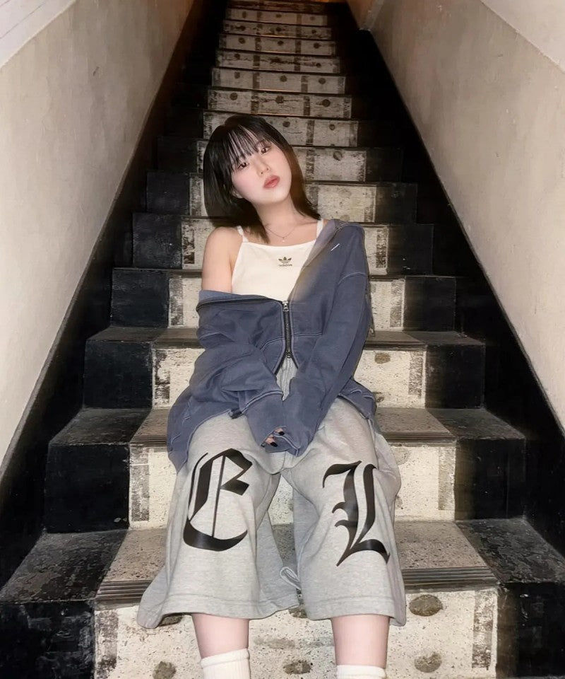 【WE ARE】韓國JEEP 刷舊雙拉鏈連帽外套 JQ5TZU612