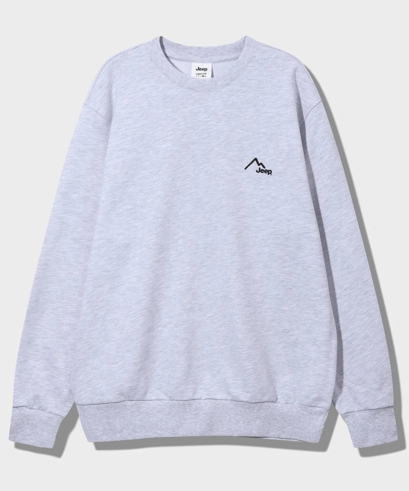 【WE ARE】韓國JEEP 小刺繡logo大學T  JQ5TSU810