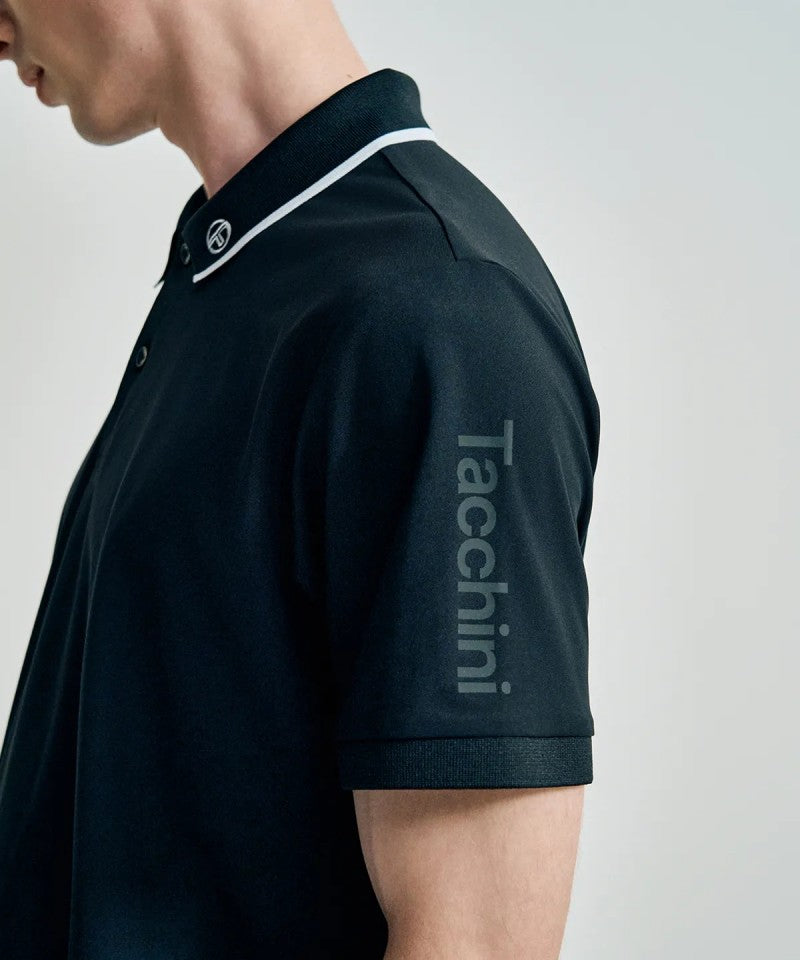 【WE ARE】韓國SERGIO TACCHINI 男款領口小標短袖POLO衫  TMPQ10553