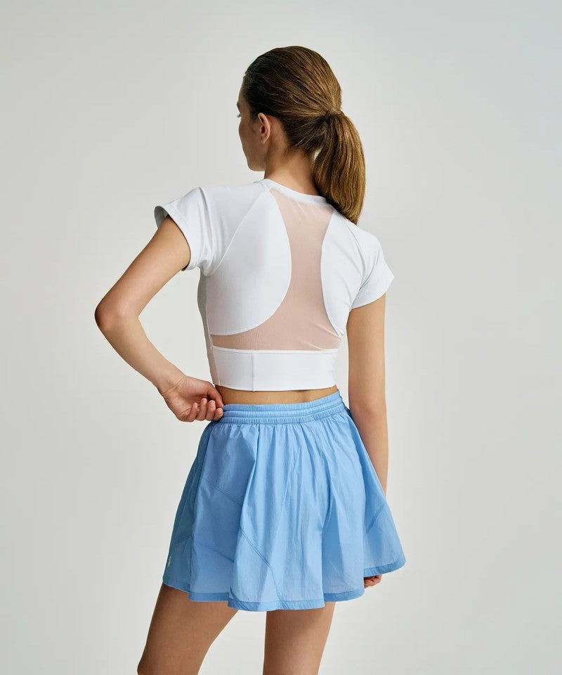 【WE ARE】韓國SERGIO TACCHINI 女款自帶胸墊馬甲線短T TWRS15453