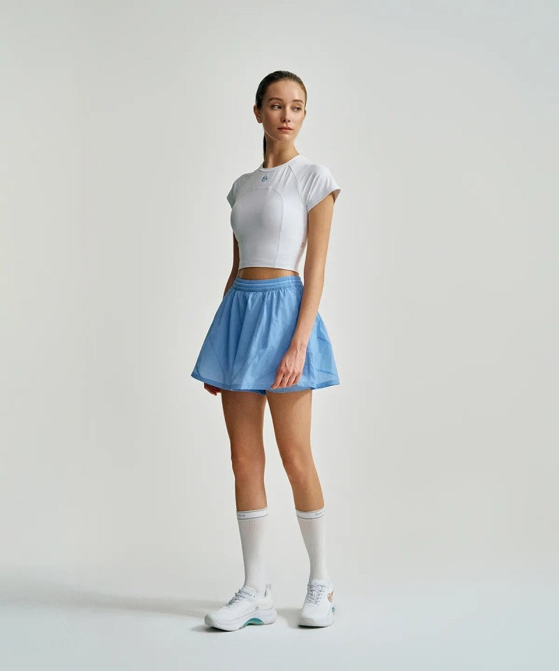 【WE ARE】韓國SERGIO TACCHINI 女款自帶胸墊馬甲線短T TWRS15453