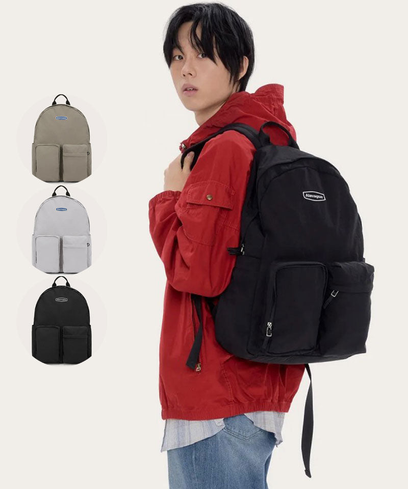 【WE ARE】韓國ALAVAGUE休閒雙肩背包험프 캐주얼 백팩 L