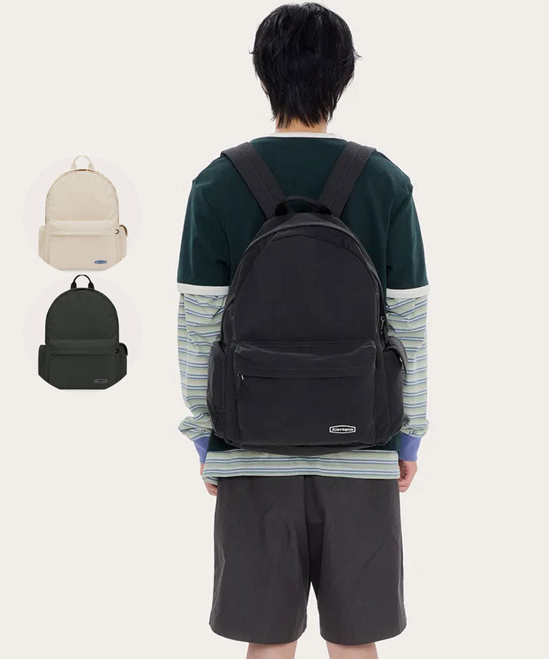 【WE ARE】韓國ALAVAGUE休閒雙肩背包험프 에센셜 백팩 L