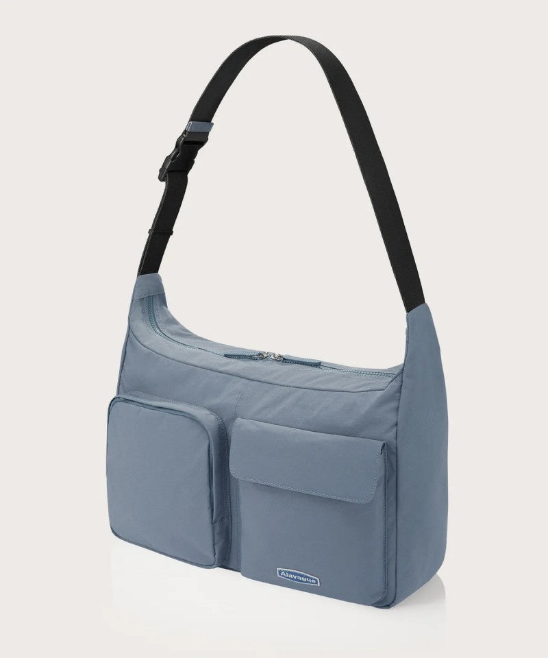 【WE ARE】韓國ALAVAGUE休閒單肩斜挎包험프 유틸리티 크로스백 L