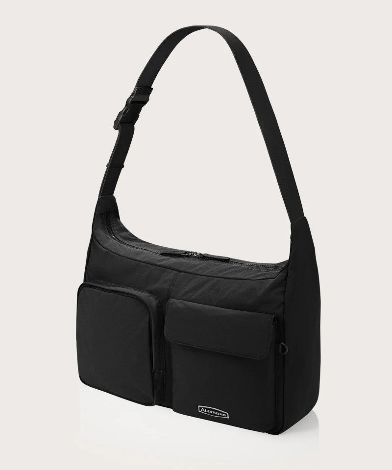 【WE ARE】韓國ALAVAGUE休閒單肩斜挎包험프 유틸리티 크로스백 L