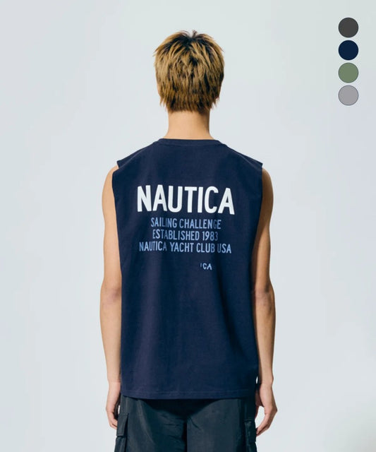 【WE ARE】韓國NAUTICA休閒背心T恤NTS4886