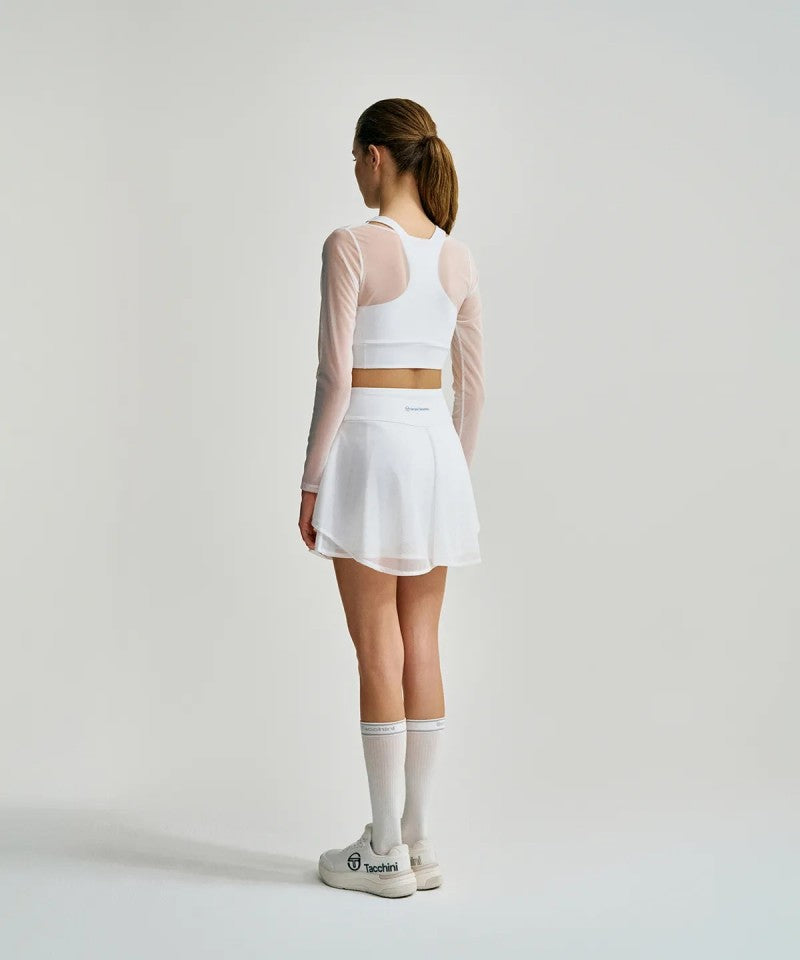 女款【WE ARE】韓國SERGIO TACCHINI時尚長袖網紗上衣TWRL13153