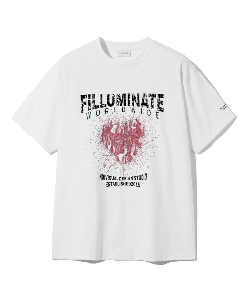 【WE ARE】韓國FILLUMINATE休閒短袖T恤FBEUUTS155