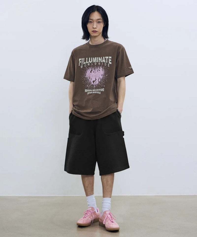 【WE ARE】韓國FILLUMINATE休閒短袖T恤FBEUUTS155