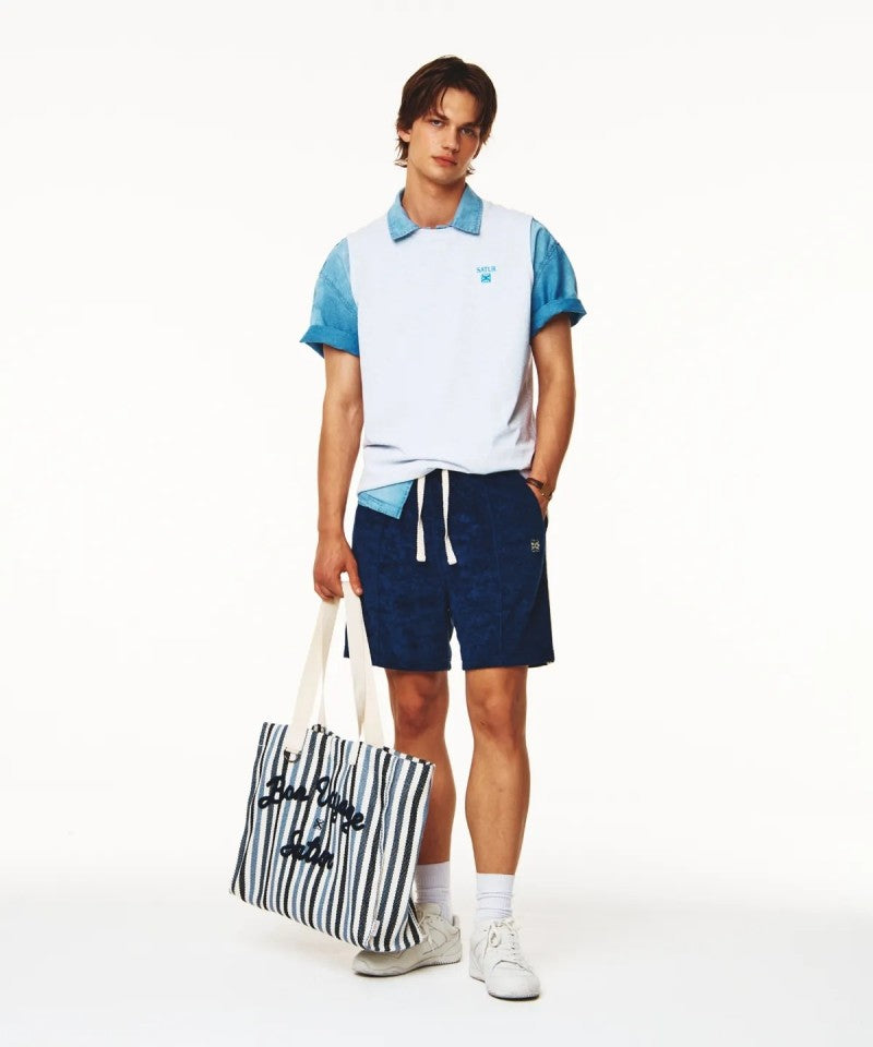 【WE ARE】韓國Satur休閒單肩購物袋SA255WAB06