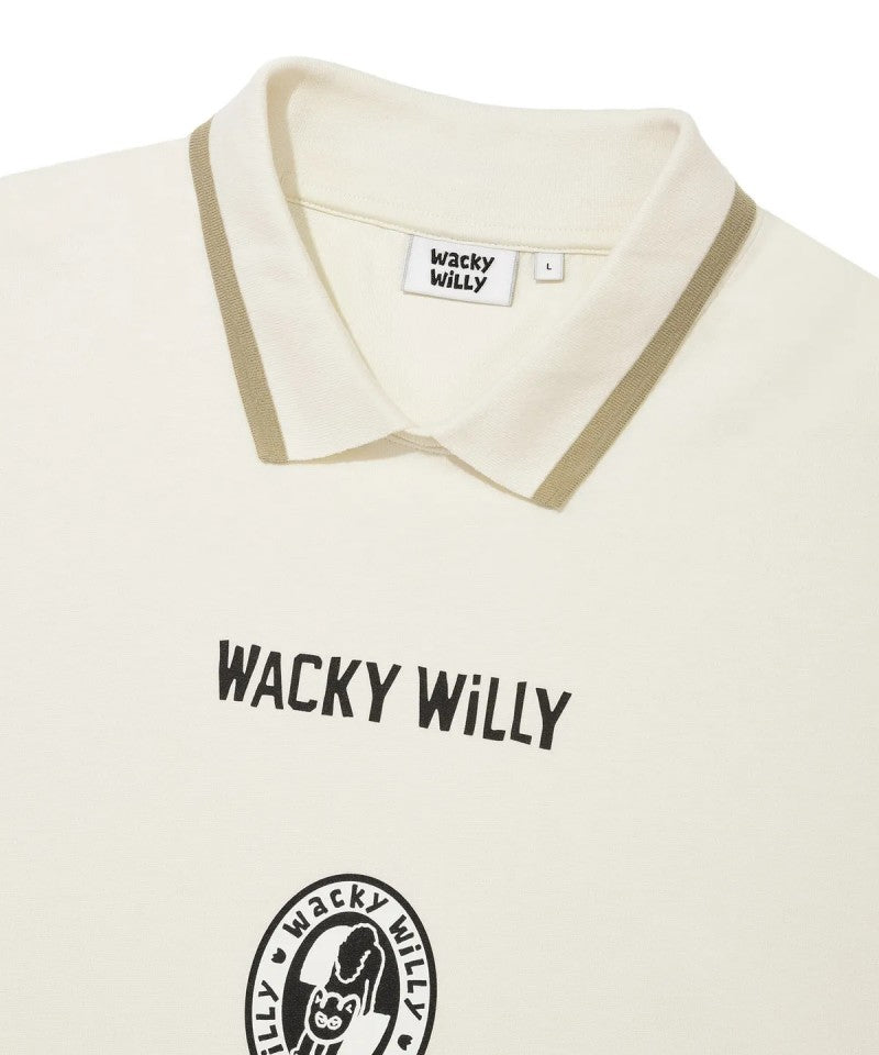 【WE ARE】韓國wacky Willy 翻領大學T WA2503LT15