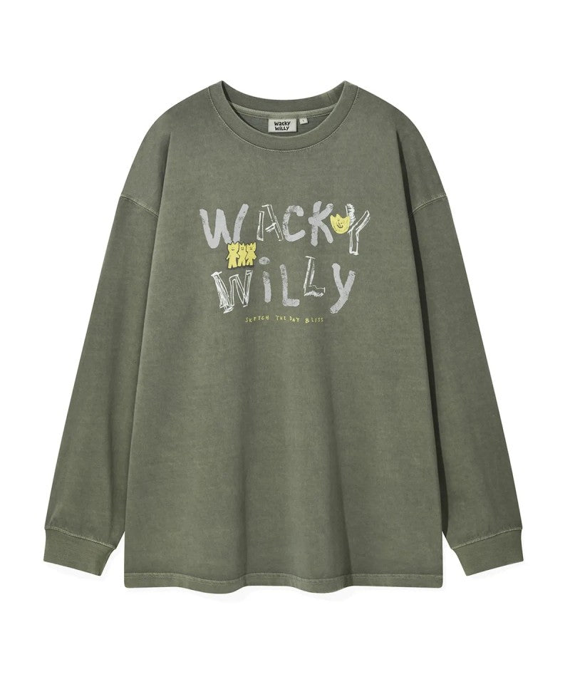 【WE ARE】韓國wacky Willy水洗長袖T恤 WA2503LT13