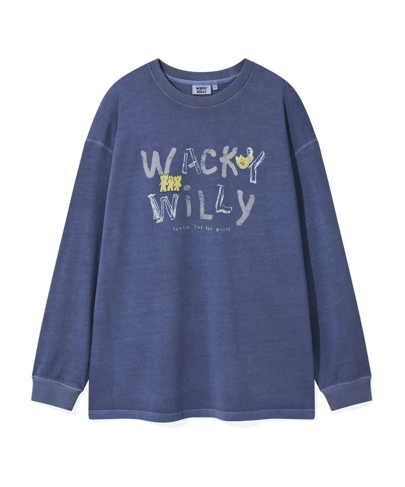 【WE ARE】韓國wacky Willy水洗長袖T恤 WA2503LT13
