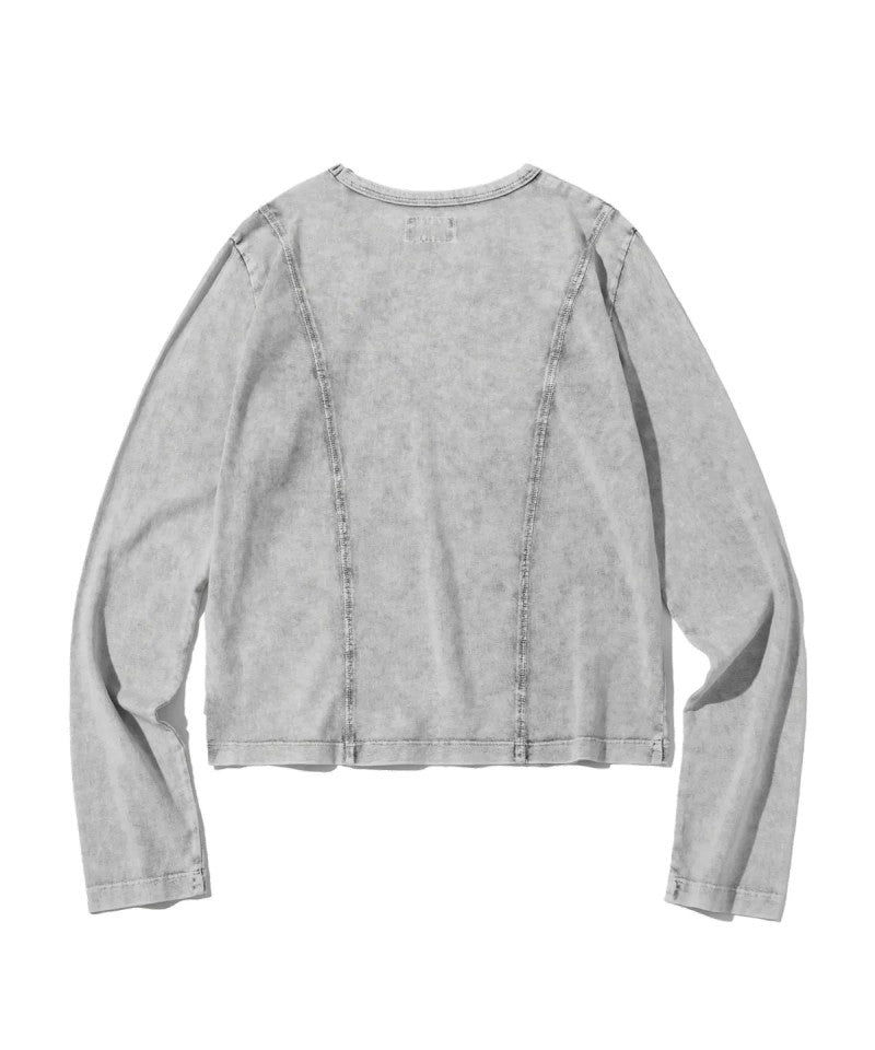 女款【WE ARE】韓國FILLUMINATE 刷舊馬甲線上衣 FBEFWLS001