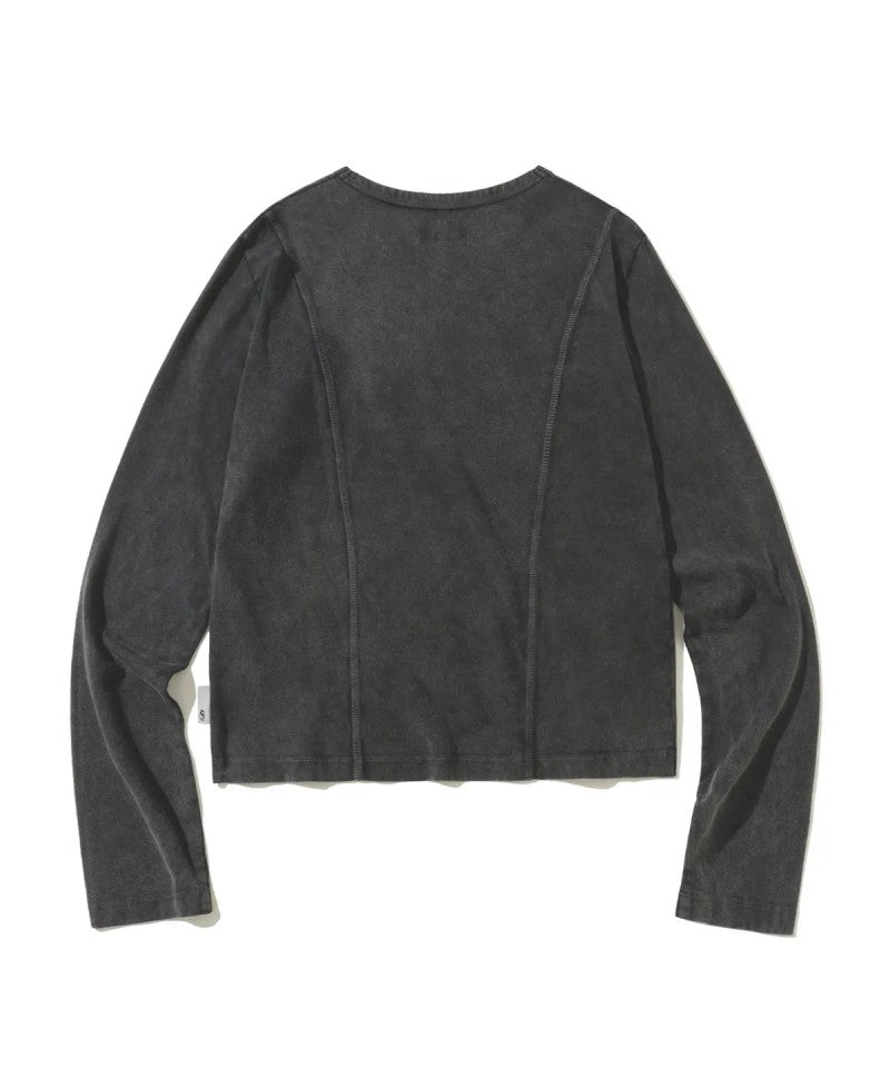 女款【WE ARE】韓國FILLUMINATE 刷舊馬甲線上衣 FBEFWLS001