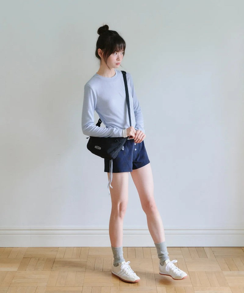 【WE ARE】韓國ALAVAGUE休閒單肩斜挎包클램 패커블 크로스 S