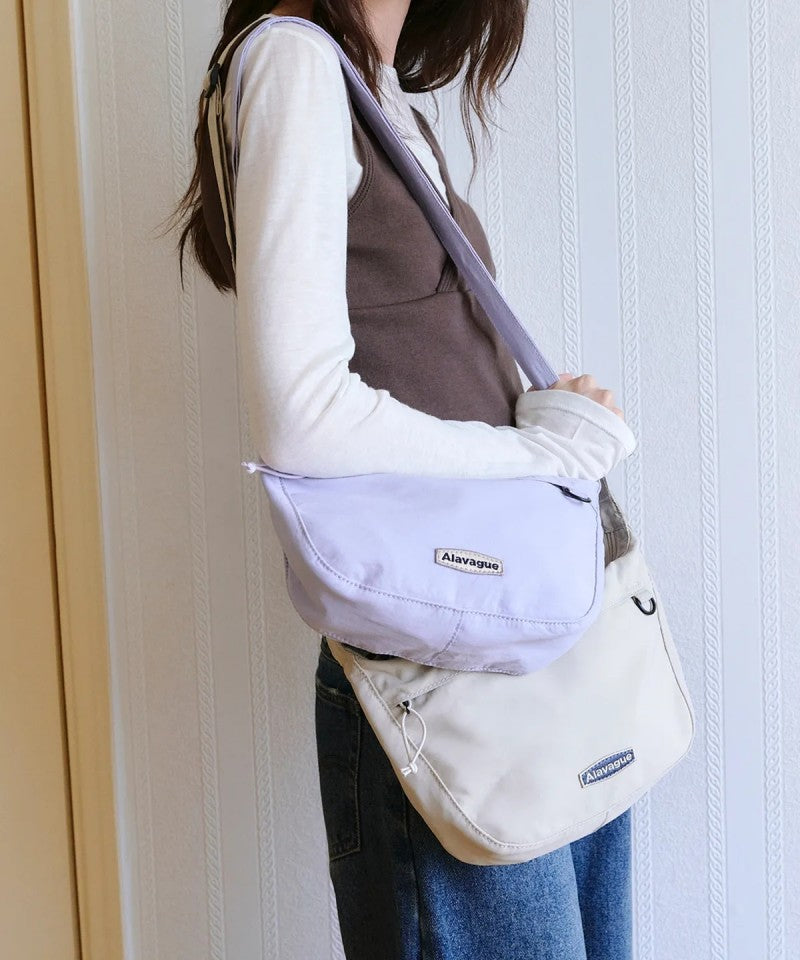 【WE ARE】韓國ALAVAGUE休閒單肩斜挎包클램 패커블 크로스 S