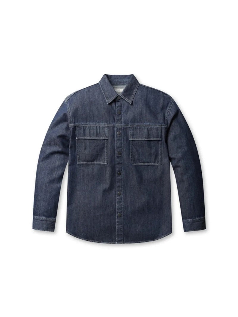 【WE ARE】韓國POLHAM休閒牛仔襯衫PHF4WC1049