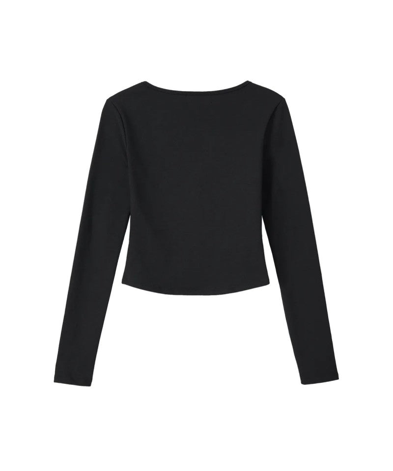 【WE ARE】韓國WAL WOOALONG時尚長袖上衣WL253JCD01W