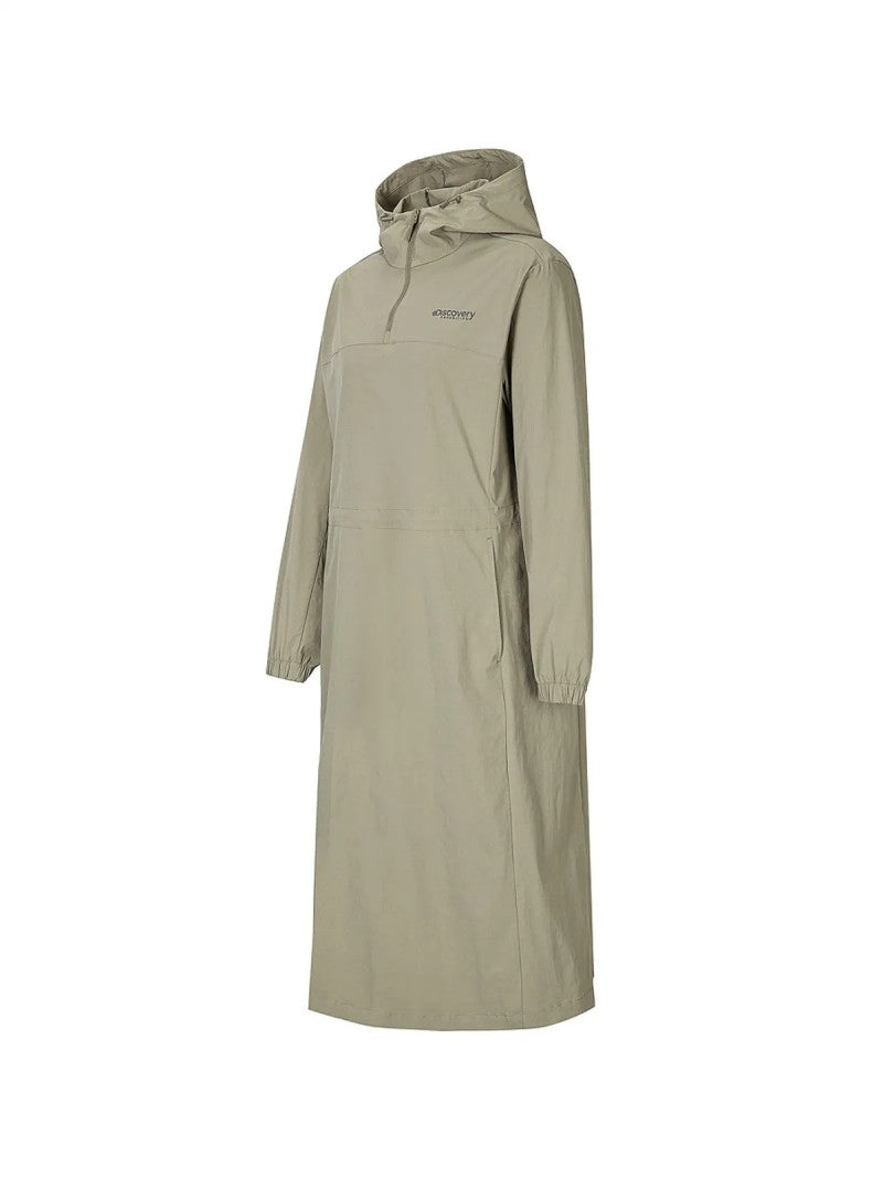 *Dis特價款* 女款【WE ARE】韓國Discovery連帽風衣連衣裙DWOP41054