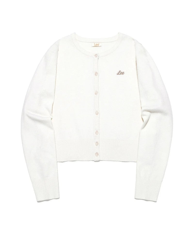 【WE ARE】韓國LEE 素面刺繡親膚針織衫LE2503CD60